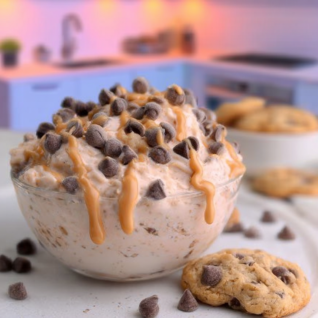 Recipe preparation for Irresistible Greek Yogurt Cookie Dough